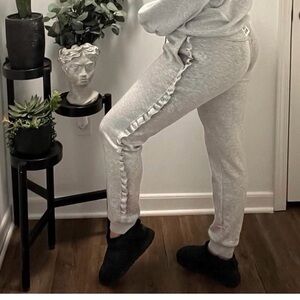 Sister Bloom Gray Ruffle Perfect Ass Joggers